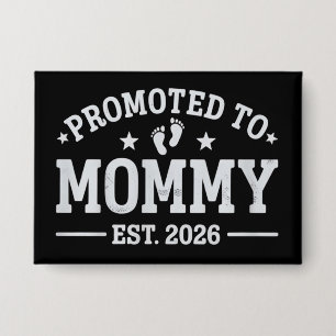 Promoted to Mommy est. 2026 Baby Announcement Mom
