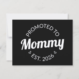 Promoted To Mommy Est. 2026 I Postcard