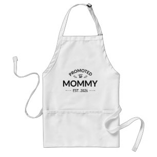 Promoted To Mommy Est. 2026 II Standard Apron
