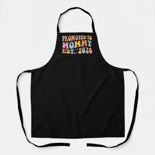 Promoted To Mommy Est. 2026 III Apron