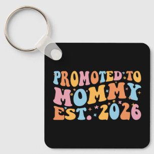 Promoted To Mommy Est. 2026 III Keychain