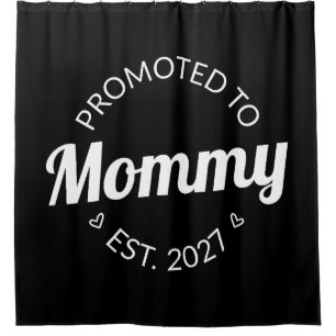 Promoted To Mommy Est 2027 New Mom Announcement I