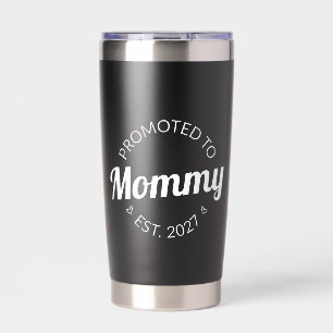 Promoted To Mommy Est 2027 New Mom Announcement I Insulated Tumbler