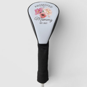 Promoted To Mommy Est 2027 New Mom Announcement VI Golf Head Cover