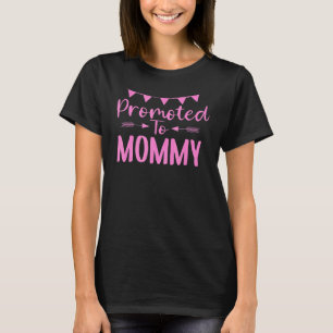 Promoted To Mommy Women Vintage First Time Mom T-Shirt