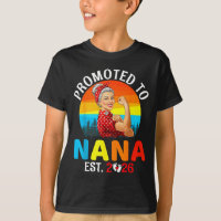 Promoted To Nana Est 2026 Strong Grandma Wer Retro
