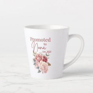 Promoted to Nona Mug – Floral Grandmother Gift