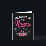 Promoted To Nonna 2026 Funny Gender Reveal Soon To Card<br><div class="desc">Promoted To Nonna 2026 Funny Gender Reveal Soon To Be Nonna</div>