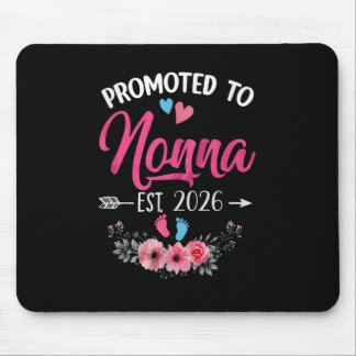 Promoted To Nonna 2026 Funny Gender Reveal Soon To Mouse Pad