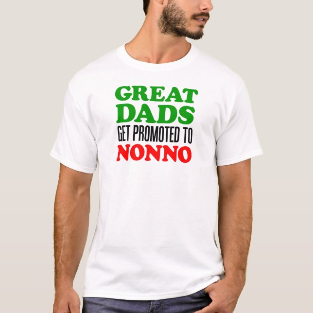 Promoted To Nonno T-Shirt (Front)