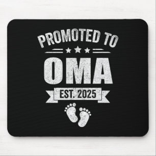 Promoted To Oma Est 2025 Mothers Day First Time Ne Mouse Pad