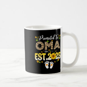 Promoted To Oma Est 2025 Mothers Day New Oma 1  Coffee Mug