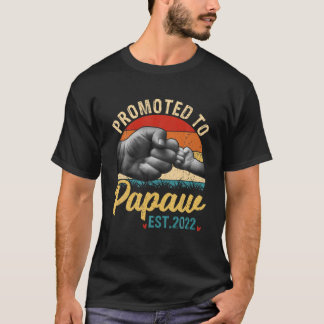 Promoted To Papaw 2022 Fathers Day New Papaw From T-Shirt