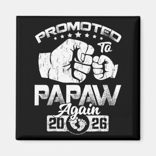 Promoted to papaw est 2026 pregnancy announcement magnet