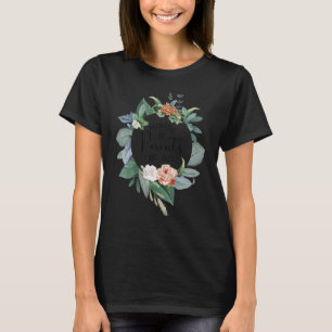 Promoted To Parents Est 2022 Women Flower First Ti T-Shirt
