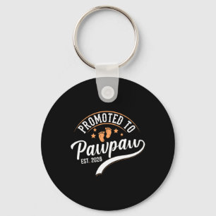 Promoted To Pawpaw 2026 - First Time Father's Day  Keychain