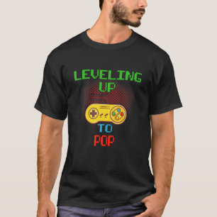 Promoted To Pop Funny Unlocked Gamer Levelling Up T-Shirt