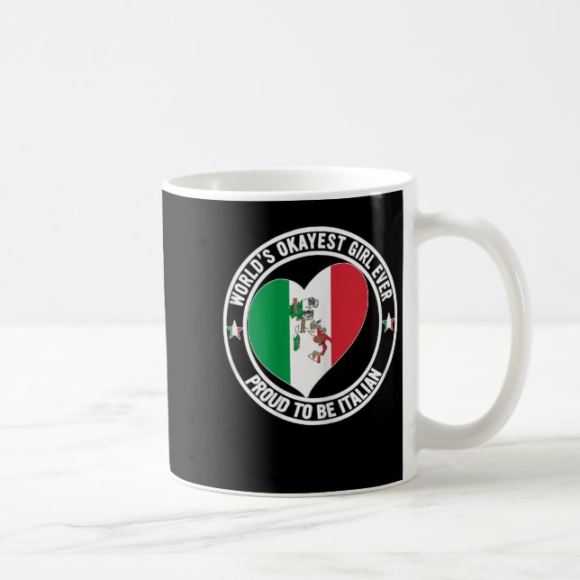 Promoted To Sister Best Italian Lady Ever World Ok Coffee Mug (Right)