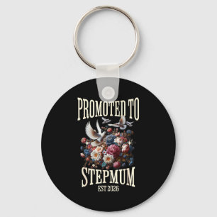 Promoted to stepmum est 2026 pregnancy reveal new keychain