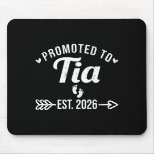 Promoted to tia est 2026 funny spanish aunt mouse pad
