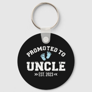 Promoted to uncle 2023 keychain
