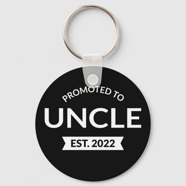 Promoted To Uncle Est. 2022 II Keychain (Front)