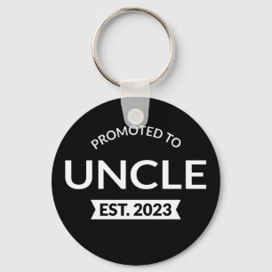 Promoted To Uncle Est. 2023 II Keychain