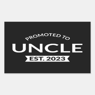 Promoted To Uncle Est. 2023 II Sticker