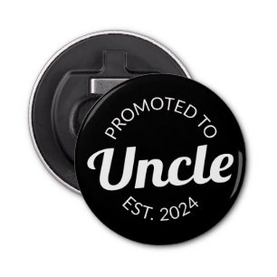 Promoted To Uncle Est. 2024 I Bottle Opener