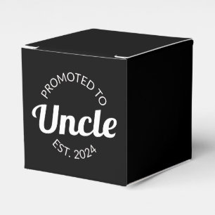 Promoted To Uncle Est. 2024 I Favor Box