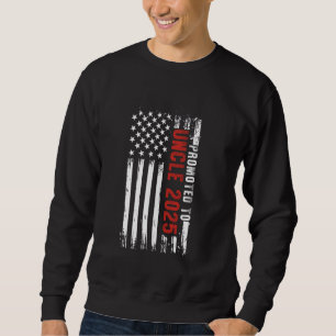 Promoted To Uncle Est 2025 First Time To Be Uncle Sweatshirt