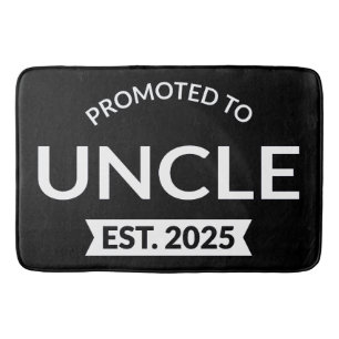 Promoted To Uncle Est. 2025 II Bath Mat