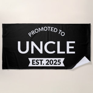 Promoted To Uncle Est. 2025 II Beach Towel