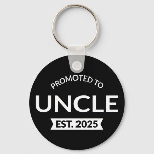 Promoted To Uncle Est. 2025 II Keychain