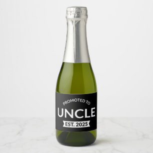 Promoted To Uncle Est. 2025 II Sparkling Wine Label