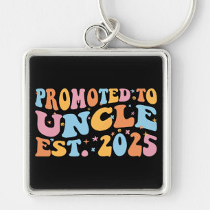 Promoted To Uncle Est. 2025 III Keychain