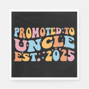 Promoted To Uncle Est. 2025 III Napkin