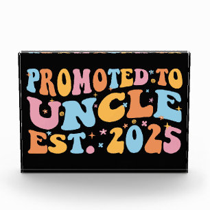 Promoted To Uncle Est. 2025 III Photo Block