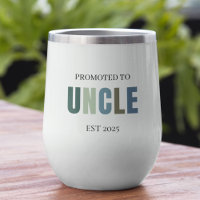 Promoted to Uncle EST 2025 | Personalized Gift