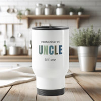 Promoted to Uncle EST 2025 | Personalized Gift