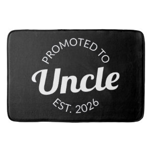 Promoted To Uncle Est. 2026 I Bath Mat