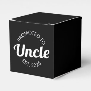 Promoted To Uncle Est. 2026 I Favor Box