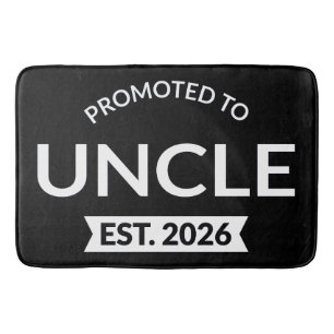 Promoted To Uncle Est. 2026 II Bath Mat