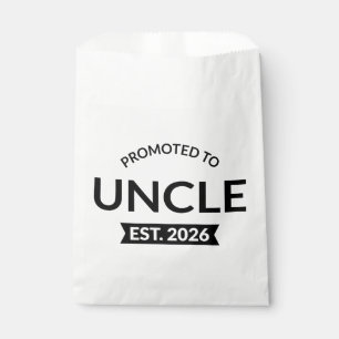 Promoted To Uncle Est. 2026 II Favour Bag