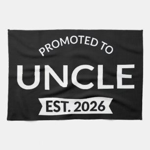 Promoted To Uncle Est. 2026 II Kitchen Towel