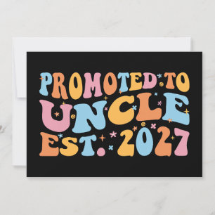 Promoted To Uncle Est 2027 New Uncle
