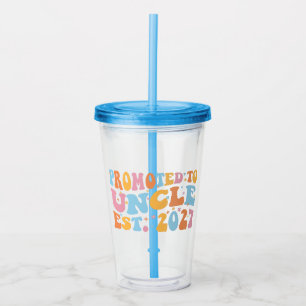 Promoted To Uncle Est 2027 New Uncle Acrylic Tumbler