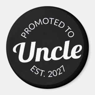 Promoted To Uncle Est 2027 New Uncle I Magnet