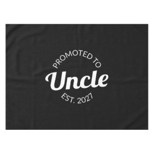 Promoted To Uncle Est 2027 New Uncle I Tablecloth