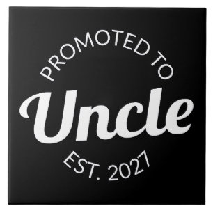 Promoted To Uncle Est 2027 New Uncle I Tile